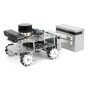 Plate-forme de châssis de robot à fil d'entraînement de direction <span class=keywords><strong>Ackermann</strong></span> avec système de suspension indépendant prenant en charge la conduite télécommandée - Product Image 2