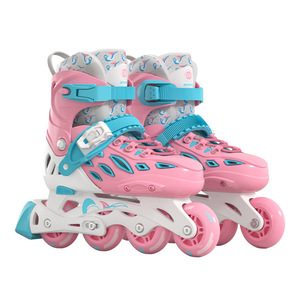 Patins à roulettes pour enfants Swi Kids T11A, cadre monobloc de 5 mm, pour débutants, patins à roulettes freestyle avec semelle TPR et doublure en mesh. - Product Image 2