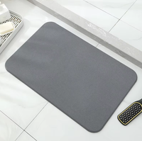 Prix de gros Tapis de douche antidérapant super absorbant à séchage rapide en terre de diatomées Tapis de bain en pierre de diatomite