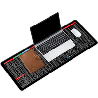 Lylong grand clavier tapis de souris grand ordinateur de bureau tapis de souris 3D style dessin animé peut être personnalisé