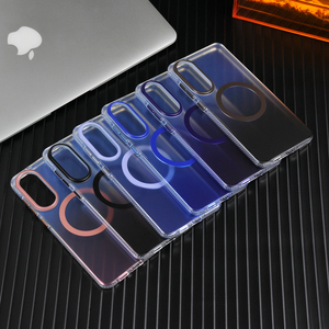 Usine De Luxe IMD IML Magnétique Gradient Noir Couverture de Téléphone Lumière Bleue Translucide Sans Fil Cas de Charge pour <span class=keywords><strong>Samsung</strong></span> <span class=keywords><strong>Galaxy</strong></span> S25 - Product Image 6