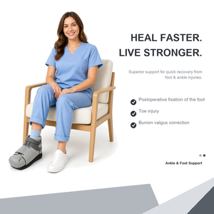 Zapato Ortopédico Postoperatorio <span class=keywords><strong>para</strong></span> <span class=keywords><strong>Adultos</strong></span> con Plantilla de Papel Premium, Amortiguación de Espuma y Entresuela de EVA, Puntera Cuadrada, <span class=keywords><strong>para</strong></span> Recuperación de Lesiones en el Dedo del Pie - Product Image 3