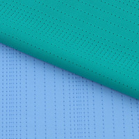 Tela de Malla Jacquard Personalizada, 90% Poliéster, 10% Elastano, para Camisetas, Tela de Malla con Orificios Cerrados para Vestidos, Bordado Lateral