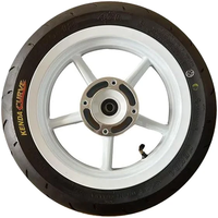 Juego de Ruedas LXC Curve Nuevas de 12 Pulgadas 90/90 para Motocicleta Eléctrica Tuttio Yozma, Neumáticos Anchos Delanteros y Traseros de Alto Rendimiento