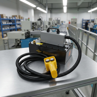 Pompe hydraulique pneumatique télécommandée filaire à simple action haute pression DEELEAP PAS13R 10000Psi 70Mpa