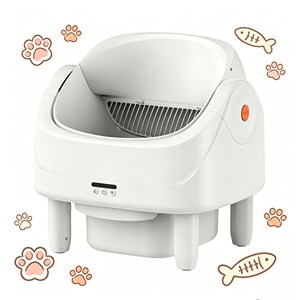 Caja Sanitaria Universal para Gatos Lettiera 75L con Apertura Redonda, Autolimpiable, Eliminación de Olores, Inodoro Automático Versátil para Gatos - Product Image 1