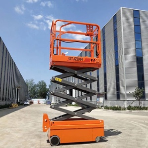 5 м 6 м маленький JLG Genie Sky инструмент доступа Электрический платформенный Настольный подъемник мини самоходный ножничный подъемник 3 м для продажи - Product Image 4