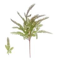 Feuilles de fougère artificielles, tiges de verdure artificielle 56 cm, dégradé violet, feuille double couche, pour bouquet de mariage DIY, décoration intérieure, Helecho Plante