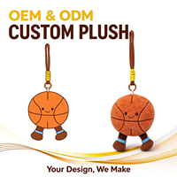 Pendentif créatif en forme de poupée de basket-ball, décoration pour sac à dos et porte-clés pour hommes, rembourrage en feutre doux, cadeaux d'événements d'entreprise en gros
