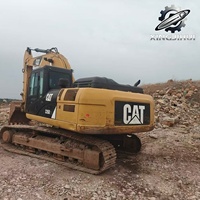 Excavatrice sur chenilles d'occasion CAT 326D2L de 26 tonnes, excavatrice Caterpillar d'origine avec moteur haute puissance pour travaux de carrière et de construction