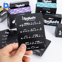 Boîte d'emballage personnalisée en carton pour jeu de cartes, impression sur papier artistique, avec citation amusante pour adultes