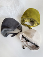Chapeau de pilote double face, protection des oreilles, chapeau Lei Feng, chapeau d'hiver chaud et résistant au froid pour femmes, tendance