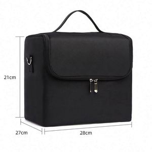 Wholesale Custom Logo with Layered Travel Special Cosmetic <b>Bag</b> Large Capacity Portable Makeup Case - Product Image 2