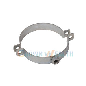3/4 "ha galvanizzato il supporto del collare del tubo del condotto dell'anello di Modulare con la Base filettata - Product Image 1