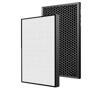 แผ่นกรองอากาศคุณภาพสูง H13 True HEPA พร้อมถ่านกัมมันต์ สำหรับเครื่องฟอกอากาศ Sharp รุ่น FZ BX50HF DF D70HF DF 30HFE - Product Image 2