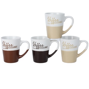 แก้วเซรามิคพิมพ์ลายตัวอักษรแบบเยอรมัน กาแฟคือเพื่อนที่ดีที่สุดของฉัน แก้วกาแฟเคลือบสองสี ของขวัญวันเกิดวันหยุด - Product Image 5