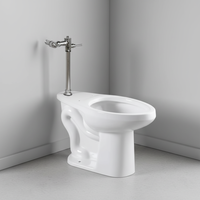 WC à double chasse sans réservoir, à poser au sol, en céramique, à économie d'eau, avec siphon en S, deux pièces, vente chaude