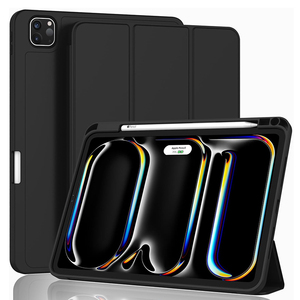 Custodia per Tablet <span class=keywords><strong>iPad</strong></span> <span class=keywords><strong>Pro</strong></span> <span class=keywords><strong>11</strong></span> pollici M5 2025/M4 2024 con Supporto Trifold, Smart Cover e Porta Penna, Protezione Posteriore in TPU Morbido - Product Image 1