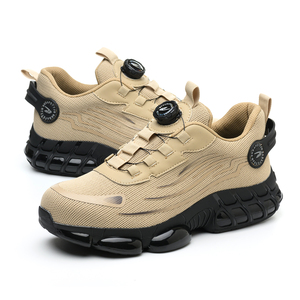 Nuove <span class=keywords><strong>Scarpe</strong></span> <span class=keywords><strong>Antinfortunistiche</strong></span> Unisex con Punta in Acciaio, Allacciatura Rapida, Traspiranti, Antiurto, Antiscivolo, per Estate e Autunno, da Fabbrica - Product Image 4