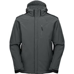 Chaqueta de Invierno para Hombre, Forrada de Sherpa, Cortavientos, para Montaña, Esquí y Nieve, con Capucha Desmontable - Product Image 1