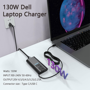 Adaptateur secteur <span class=keywords><strong>130W</strong></span> pour station de travail mobile <span class=keywords><strong>Dell</strong></span> Precision 5570 5560 5520 5760, chargeur USB C Type C pour ordinateur portable, remplacement - Product Image 3