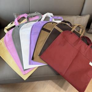 इको गैर बुना अनुकूलन योग्य परिधान सूट बैग यात्रा भंडारण जिपर ले जाते हैं - Product Image 1