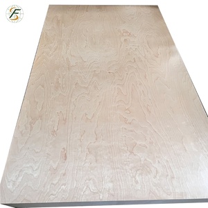 12*1220*2240mm UV abedul madera contrachapada lacada madera contrachapada gabinetes de cocina paneles de madera