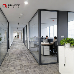 <span class=keywords><strong>Cloison</strong></span> de séparation en verre pliable, <span class=keywords><strong>cloison</strong></span> de bureau en verre mobile, <span class=keywords><strong>cloison</strong></span> <span class=keywords><strong>amovible</strong></span> en verre pour bureau, sans cadre, en aluminium - Product Image 5