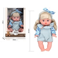 Samlok Toy Lifestyle Unisex 32,5 CM 13 Pouces Poupée Bébé Reborn Réaliste Ronde et Câline en Caoutchouc, Jouet Doux, Modèle Gonflable 1:10