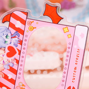 उच्च गुणवत्ता वाले कस्टम कार्टून एनीमे ऐक्रेलिक आतिशबाजी स्टिक फिल्टर चिikवा लेंस कीचेन प्लास्टिक विशेष प्रभाव आतिशबाजी - Product Image 2