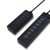 Splitter Multi USB 3.0 Splitter Adaptateur secteur USB2.0 Multiple Expander 7 Port 4 Port USB Hub pour Pc Ordinateur Portable Accessoires