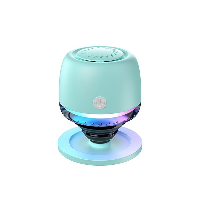 New Charging Long Range Portable Speaker Home Car Mini Magnetic Desktop Waterproof Wireless Speaker with RGB Light Wholesale