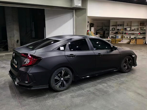 กันชนหลังรถยนต์ ปี 2014-2018 รุ่นดัดแปลงสำหรับ Civic Type R พร้อมสเกิร์ตข้างและชุดแต่งด้านหลัง - Product Image 5