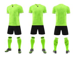 Maillots de football de haute qualité uniformes logo personnalisé en gros respirant séchage rapide deux pièces hommes Football ensembles de maillots - Product Image 4