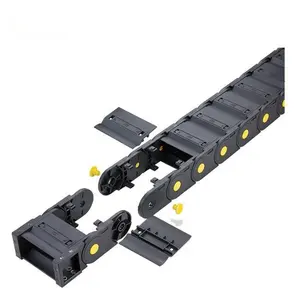 H25Q.1.S Plastic Electric Cable Chain Bridge Type Open Of Both Side Flexible Nylon Cable Drag Chain