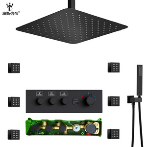 Juego de Ducha Multifuncional Minimalista de Acero Inoxidable, Cabezal de Ducha Empotrado Oculto para Baño, para Uso Doméstico - Product Image 2