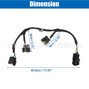 Arnés de cableado de la bobina de encendido para Hyundai Santa Fe y Kia Optima, 396103E600, 12V, con aislamiento de PVC, Plug and Play - Product Image 3