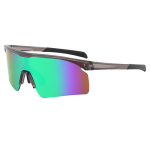 Cycling Glasses UV400 PC Lens Anti Slip Outdoor Sports Men's <b>Grey</b> <b>Frame</b> Type 3 Sunshades - Product Image 2