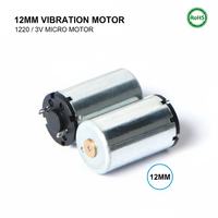 Direkt vom Hersteller: 1220 N25 Mini DC ERM Vibrationsmotor 3,7V 15000RPM 12x20mm Hochleistungsmotor für Schönheitsgeräte und Tragbare Massagegeräte