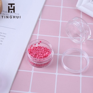 กระปุกพลาสติกใสสำหรับเครื่องสำอางขนาด 2 กรัม/3 กรัม/5 กรัม/10 กรัม/15 กรัม/20 กรัม  ขวดตัวอย่างใส่ครีมอายแชโดว์ ลิปบาล์ม - Product Image 5