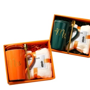 Meilleure Vente 2026-1 : Coffrets Cadeaux Écologiques Tasse en Céramique et Serviette pour Thanksgiving, Nouvel An, Saint-Valentin, Noël, Anniversaire, Remerciement - Product Image 3