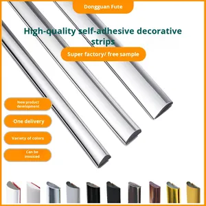 Bandes décoratives auto-adhésives en PVC Anti-Collision Home Edge Background Waistline Car Bright Lines Special-Shaped Materials - Product Image 2