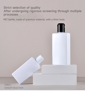 Wholesale <strong>60ml</strong> 100ml 200ml PET Square Empty <strong>Plastic</strong> <strong>Bottle</strong> Refillable Private <strong>Label</strong> Custom Logo Hotel Skincare Lotion Body Wash - Product Image 3