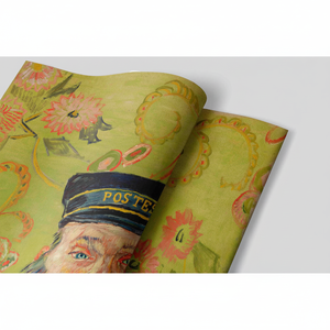 Printed Canvas Art Deco Panel Van Gogh's 'Postman Roulin' Portrait Rolled <b>Poster</b> for Hanging Wall Decoration - Product Image 2