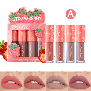 Rouges à lèvres liquides velours mats Fruit Brighten, gloss à lèvres waterproof longue tenue, anti-transfert, effet brillant. - Product Image 6