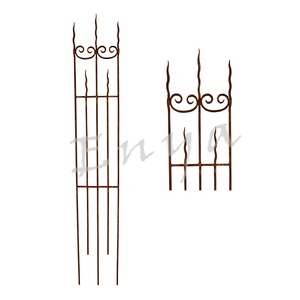 Accessoires de décoration Garten élégants faits à la main en fer forgé Treillis de jardin en métal lourd et solide - Product Image 2