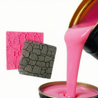 Caoutchouc liquide à couler et à brosser 100:2 RTV2, silicone liquide vulcanisé à l'étain pour moules en béton et moules en plâtre