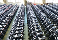 Scooters à essence 150cc les plus vendus de l'usine chinoise HX pour adultes, certifiés CEE, transmission automatique, vente en gros