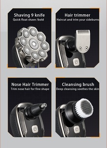 Jinding-Rasoir électrique rechargeable à plusieurs têtes pour hommes chauves, nouveau style 2025 - Product Image 6