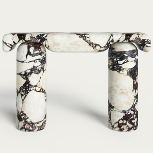 Tavolo Console in Marmo Rosso Levanto Naturale KUMUSI - Product Image 3